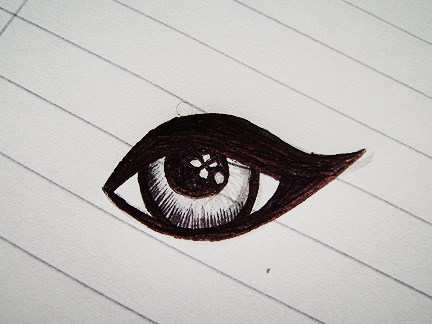 Sketch Of Doll Eye image